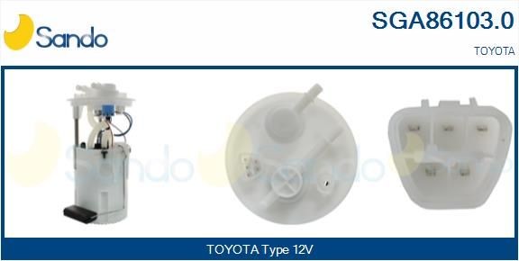 SANDO Benzínové čerpadlo SGA86103.0 Palivové čerpadlo SANDO Suzuki SX4 SGA86103.0