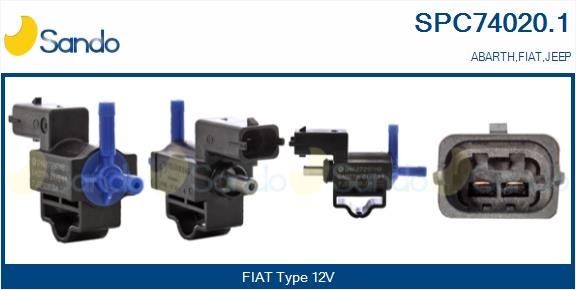 SANDO Conversor de pressão, turbocompressor SPC74020.1 SANDO Transmissor de pressão controlo dos gases de escape NISSAN SPC74020.1