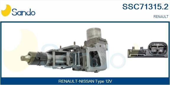 SANDO Piantone sterzo + servosterzo elettrico SSC71315.2 SSC71315.2 SANDO Piantone dello sterzo CITROËN prezzo