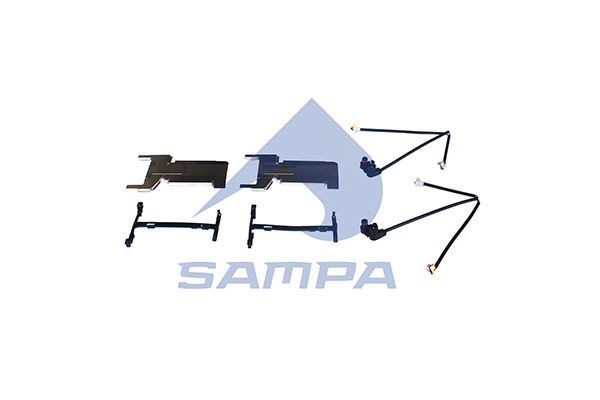 SAMPA Contacto avisador, desgaste da pastilha de travão 092.793 Sensor de desgaste pastilha de freio SAMPA HONDA 092.793