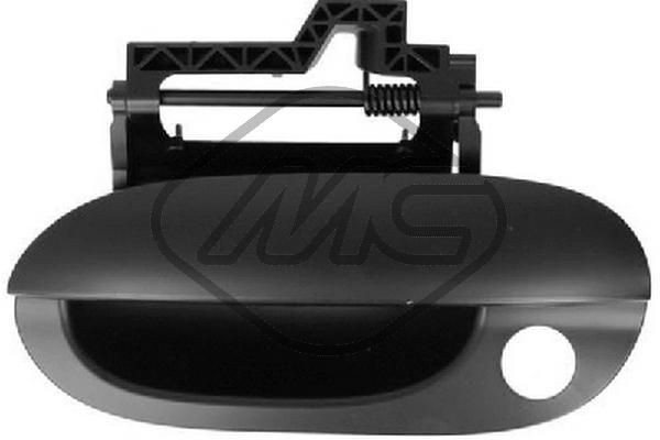Metalcaucho Dörrhandtag 43558 Metalcaucho 43558 Dörrhandtag BMW E24 original