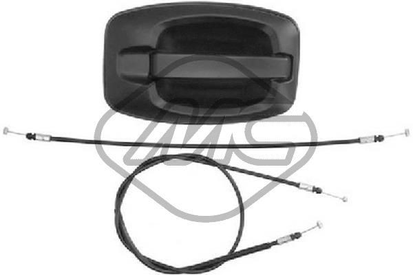 Metalcaucho Oven kahva 43564 Metalcaucho 43564 VW TOURAN takaovenkahva ja etuovenkahva