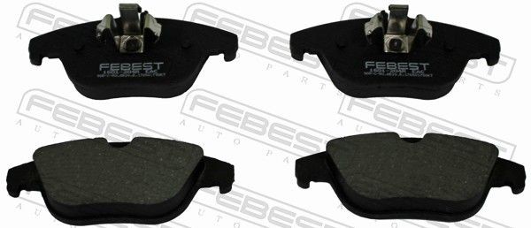 FEBEST Kit pastiglie freni 1601-204R 1601-204R costo Pastiglie dei freni DACIA DUSTER FEBEST