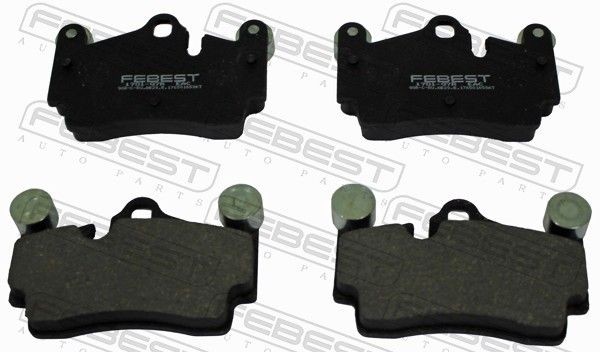 FEBEST Kit pastiglie freni 1701-Q7R 1701-Q7R costo Pastiglie dei freni DACIA DUSTER FEBEST