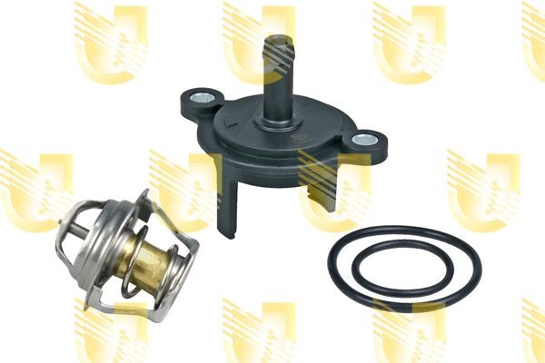 UNIGOM Flange do líquido de refrigeração 341435 UNIGOM 341435 Flange do líquido de refrigeração Ford Fiesta JA8 preço