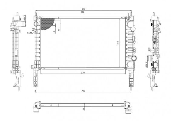 HART Kylare 646 020 CHEVROLET kylare HART 646 020