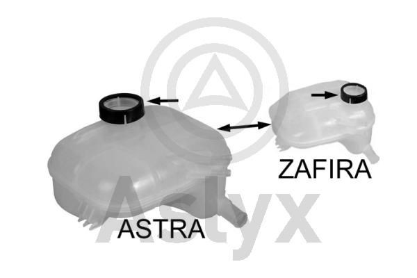 Aslyx Ausgleichsbehälter AS-201629 Ausgleichsbehälter Aslyx Nissan QASHQAI AS-201629