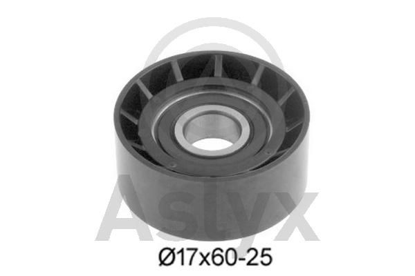 Aslyx Deflection / Guide Pulley, v-ribbed belt AS-202530 Renault CLIO Aslyx guide pulley AS202530