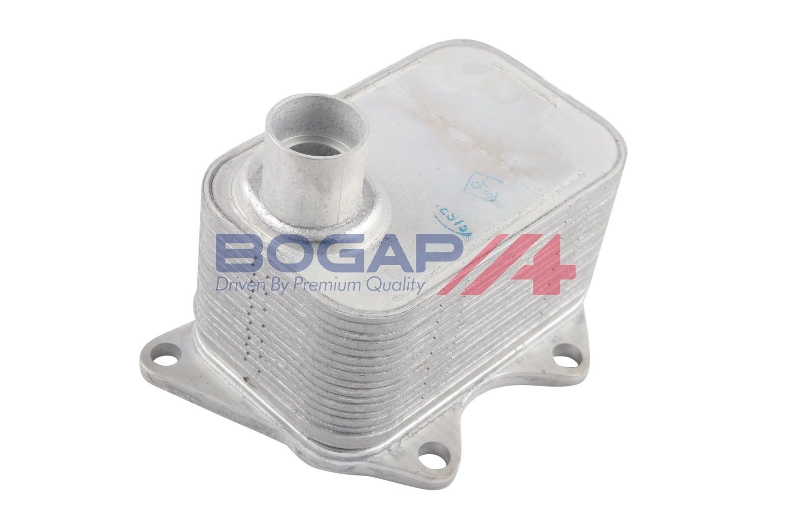 BOGAP Eļļas radiators, Motoreļļa A4222108 Eļļas radiators BOGAP Audi A4 A4222108
