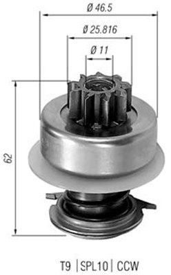 MAGNETI MARELLI Zobrats, Starteris 940113020013 MAGNETI MARELLI 940113020013 Pievads ar brīvgaitas mehānismu, starteris Porsche 944 Coupe par izdevīgu cenu