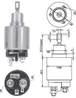 MAGNETI MARELLI Magnetschalter, Anlasser 940113050126 940113050126 Magnetschalter Anlasser MG MGB MAGNETI MARELLI kaufen