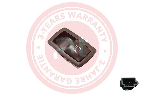 at autoteile germany Bouton de lève-vitre at11846 Platine lève-vitre at autoteile germany POLO at11846 pas cher