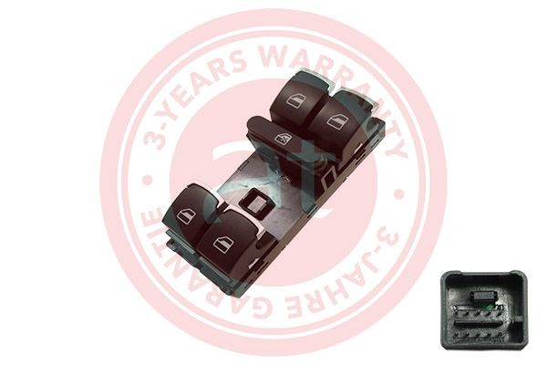 at autoteile germany Bouton de lève-vitre at11859 at11859 at autoteile germany Interrupteur lève-vitre Seat pas cher