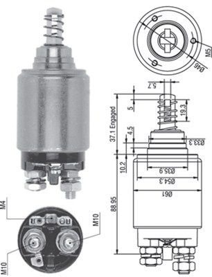 MAGNETI MARELLI Elettromagnete motorino avviamento 940113050262 940113050262 costo Elettromagnete motorino avviamento MAGNETI MARELLI CHRYSLER 300