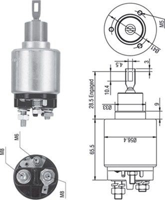 MAGNETI MARELLI Μαγνητικός διακόπτης, μίζα 940113050271 MAGNETI MARELLI 940113050271 Μαγνητικός διακόπτης, μίζα SAAB 900 I Cabrio 2.0 110 PS 1989