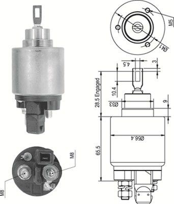 MAGNETI MARELLI Elettromagnete motorino avviamento 940113050343 940113050343 Elettromagnete motorino avviamento MAGNETI MARELLI CHRYSLER 300 costo
