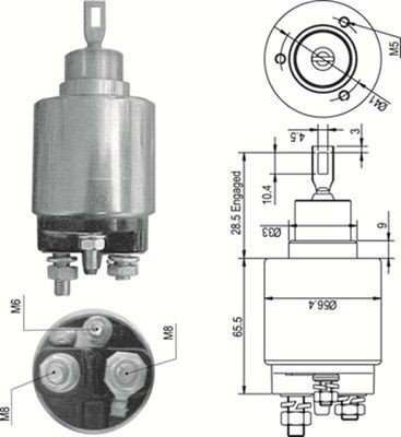 MAGNETI MARELLI Magnetlülitus, starter 940113050348 Tõmberelee MAGNETI MARELLI Mercedes-Benz CLC 940113050348