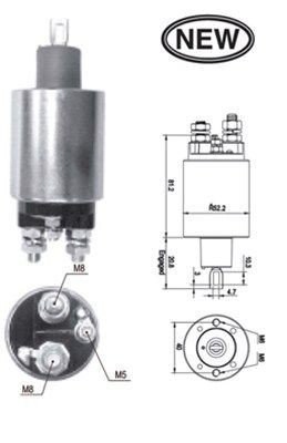 Magnetlülitus, starter MAGNETI MARELLI 940113050539 MAGNETI MARELLI 940113050539: Tõmberelee Ford FIESTA 2017
