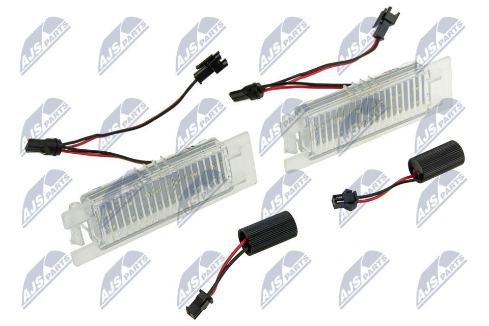 NTY Éclairage de plaque d'immatriculation ELP-PL-000 BMW Série 5 Ampoule feu eclaireur de plaque NTY ELP-PL-000