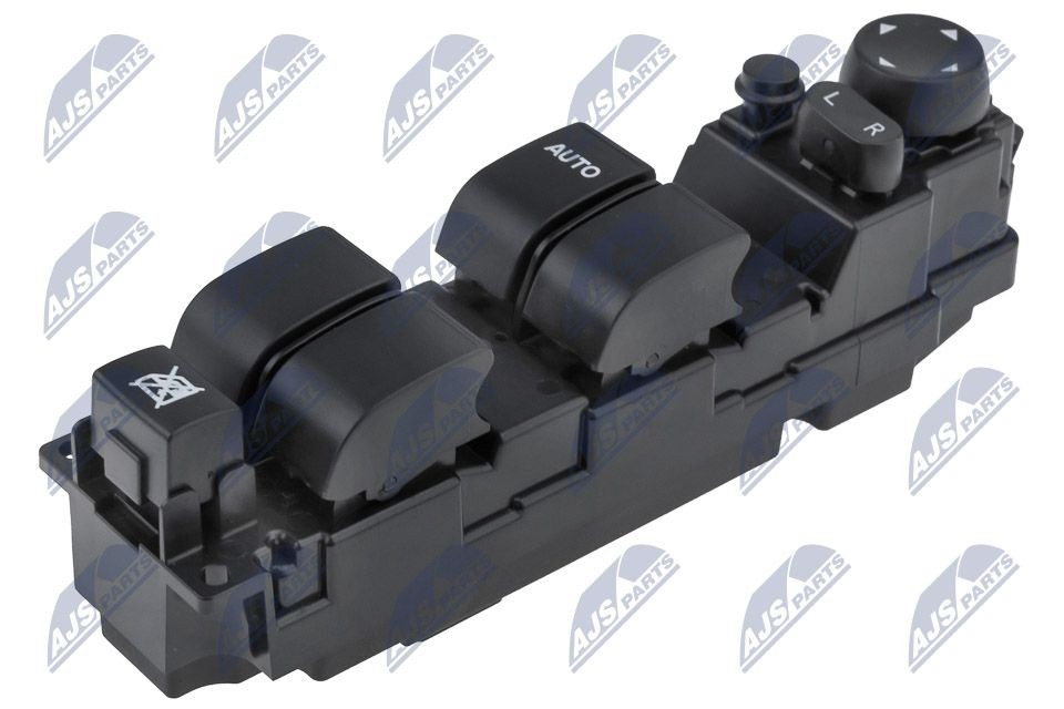 NTY Slēdzis, Stikla pacēlājmehānisms EWS-MZ-009 NTY EWS-MZ-009 Slēdzis stikla pacēlājmehānisms Mazda Premacy cp cena