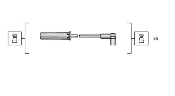MAGNETI MARELLI Σετ καλωδίων υψηλής τάσης 941318111143 MAGNETI MARELLI 941318111143 Σετ μπουζοκαλώδια Pontiac Firebird Καμπριολέ τιμες