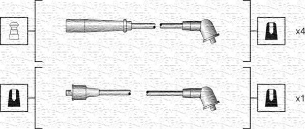 MAGNETI MARELLI Ignition Cable Kit 941318111185 941318111185 MAGNETI MARELLI ignition leads for PEUGEOT 304
