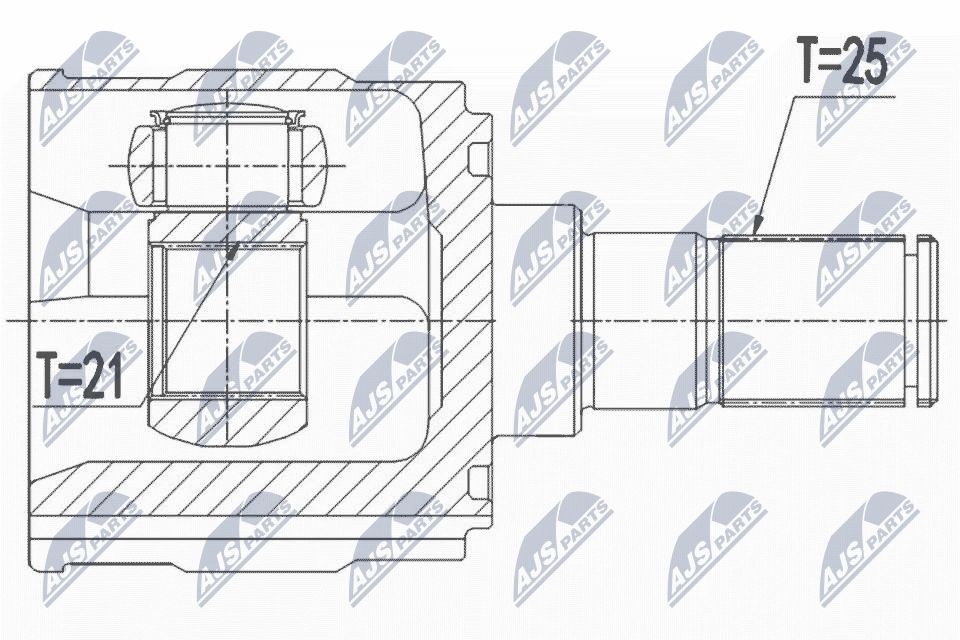Drivledd NTY NPW-HY-550 NTY NPW-HY-550 Drivledd KIA PICANTO 2024