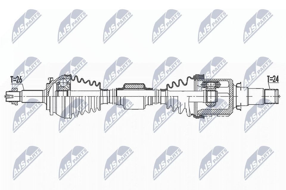 NTY Antriebswelle NPW-TY-157 NPW-TY-157 Gelenkwelle LEXUS RC NTY kaufen
