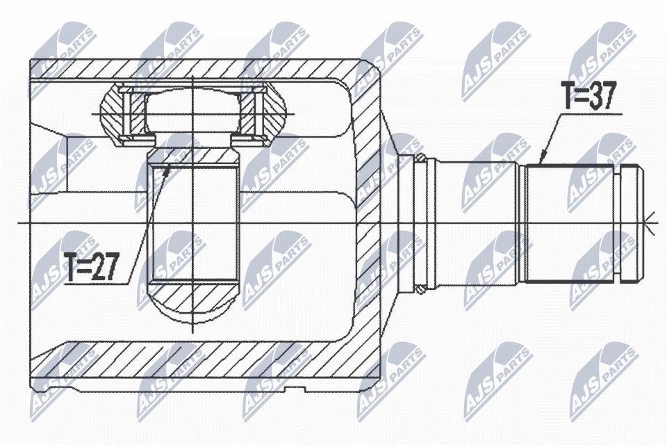 NTY Nivelsarja, vetoakseli NPW-VW-128 NTY NPW-VW-128 VW T6 Van vetonivel hinta