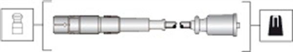Tændkabelsæt MAGNETI MARELLI 941318111285 MAGNETI MARELLI 941318111285 Tændrørskabel MERCEDES-BENZ CLS 2007