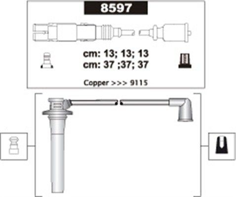 MAGNETI MARELLI Kit de câbles d'allumage 941318111303 MAGNETI MARELLI 941318111303 Faisceau d'allumage Fortwo II Cabriolet (451) d'origine prix