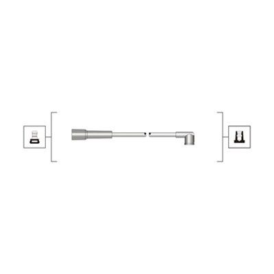 MAGNETI MARELLI Bougiekabels 941319170012 Bobine, kabel MAGNETI MARELLI DOBLO 941319170012 goedkoop