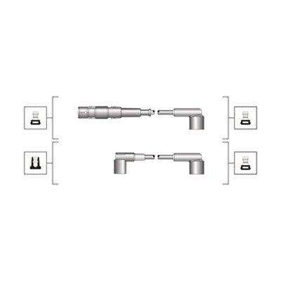 MAGNETI MARELLI Tændkabelsæt 941319170048 941319170048 Tændkabelsæt MERCEDES-BENZ VANEO MAGNETI MARELLI