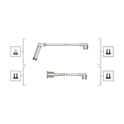 MAGNETI MARELLI Kit de câbles d'allumage 941319170058 941319170058 Faisceau d'allumage HYUNDAI GETZ MAGNETI MARELLI