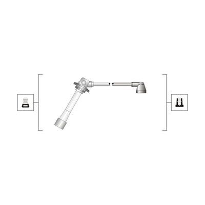 MAGNETI MARELLI Augstsprieguma vadu komplekts 941319170073 MAGNETI MARELLI 941319170073 Svečvadi 626 V Sedan (GF) cena