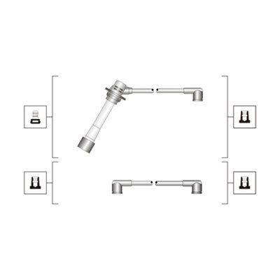 Augstsprieguma vadu komplekts MAGNETI MARELLI 941319170093 MAGNETI MARELLI 941319170093 Svečvadi MAZDA MX-5 2019