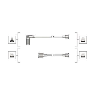 Sada zapaľovacích káblov MAGNETI MARELLI 941319170094 MAGNETI MARELLI 941319170094 Zapaľovacie káble FIAT UNO 2011