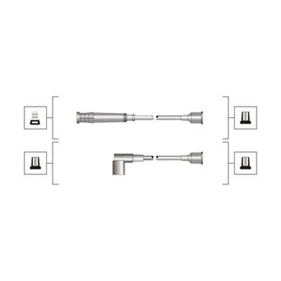 MAGNETI MARELLI Kit de câbles d'allumage 941319170095 Mercedes-Benz VANEO Kit de câbles d'allumage MAGNETI MARELLI 941319170095