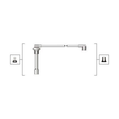 MAGNETI MARELLI Tændkabelsæt 941319170105 Tændkabler Honda CH 941319170105 MAGNETI MARELLI