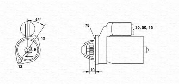 MAGNETI MARELLI Starteris 943251607010 MAGNETI MARELLI 943251607010 Starteris Opel Kadett C Caravan cena