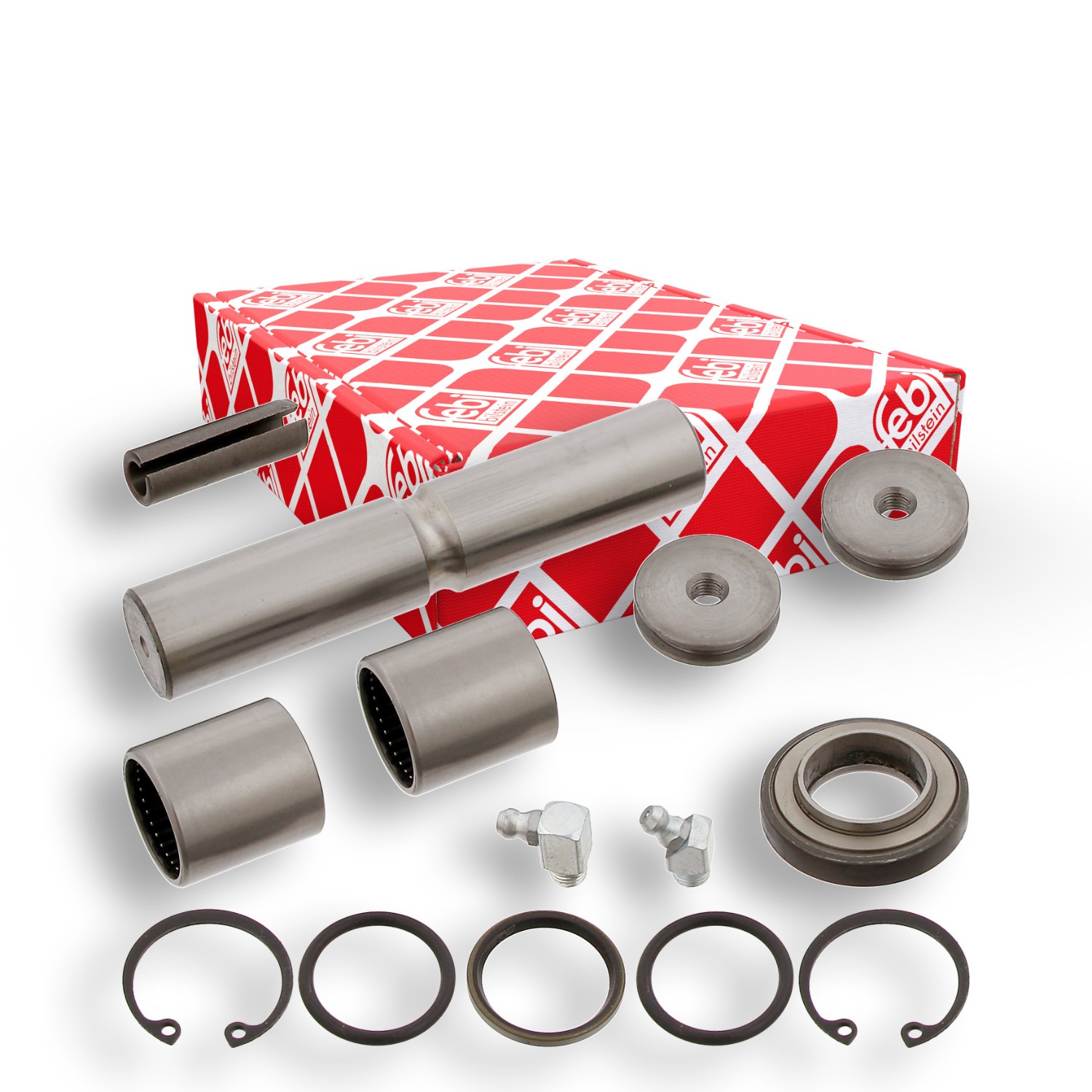 FEBI BILSTEIN Kit d'assemblage, pivot de fusée d'essieu 10204 FEBI BILSTEIN 10204 Pivot de fusée Mercedes W210 pas cher