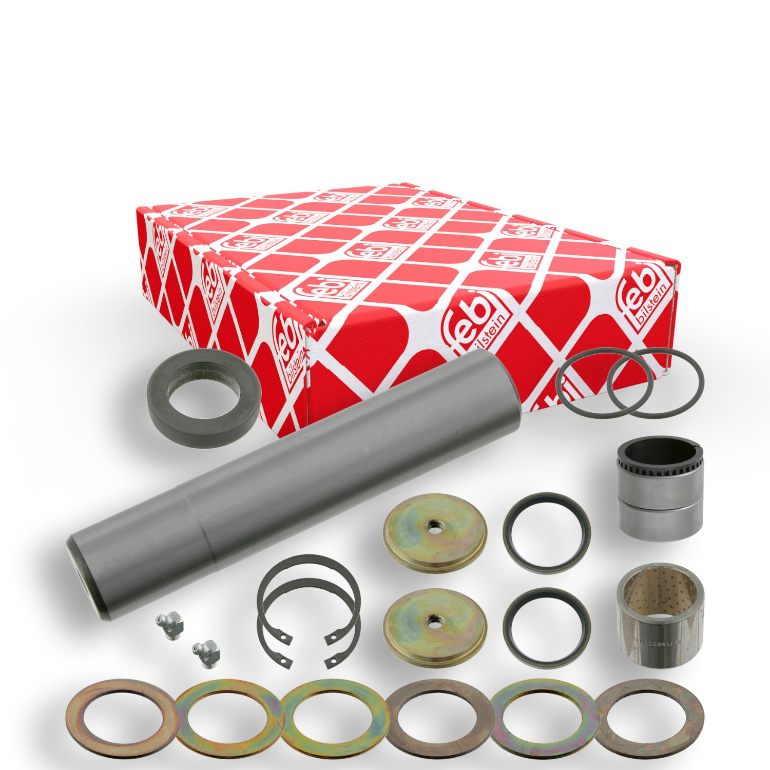 FEBI BILSTEIN Opravná sada zvislého čapu nápravy 10608 10608 Výkyvný čap FEBI BILSTEIN PEUGEOT 407