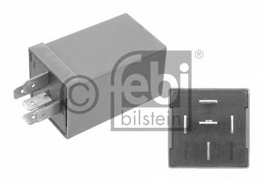 FEBI BILSTEIN Relais, achterruitverwarming 14486 FEBI BILSTEIN 14486 Relais, achterruitverwarming Scenic 2 originele prijs