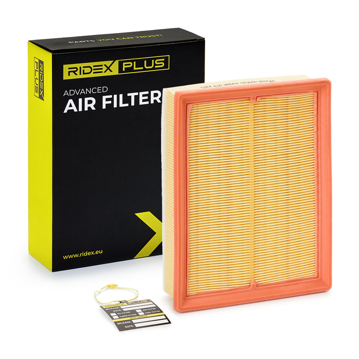 RIDEX PLUS Luchtfilter 8A0644P Nissan NOTE Luchtfilterelement RIDEX PLUS 8A0644P