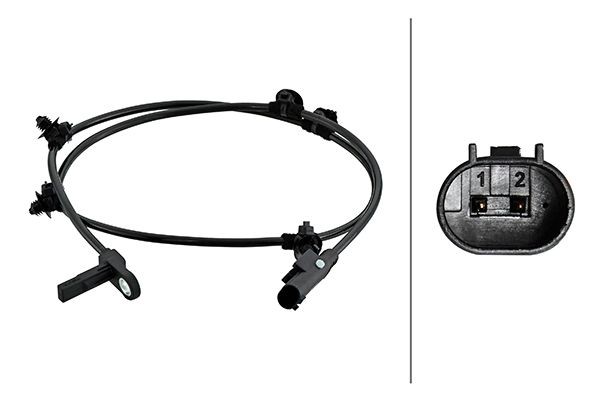 Snímač počtu otáčok kolesa HELLA 6PU 230 048-271 HELLA 6PU 230 048-271 Čidlo abs MERCEDES-BENZ Trieda V 2020
