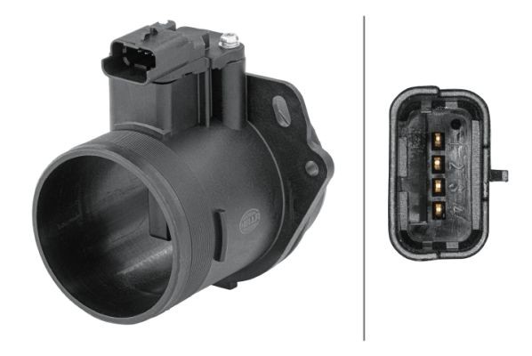 HELLA Mass air flow sensor 8ET 358 095-651 HELLA 8ET 358 095-651 Mass air flow sensor DS DS7 Crossback PureTech 130 (JRHNSU) 130 hp 2021