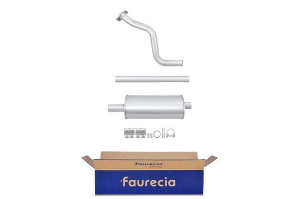 HELLA Front Silencer 8LB 366 021-431 HELLA 8LB 366 021-431 Peugeot 206 Saloon front silencer replacement