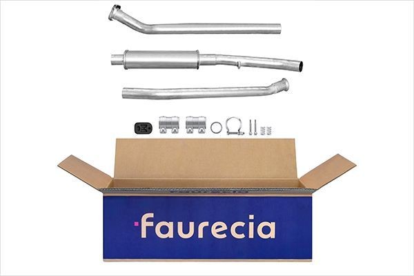 Panela de escape central HELLA 8LC 366 023-401 HELLA 8LC 366 023-401 Silenciador central PEUGEOT 407 2012