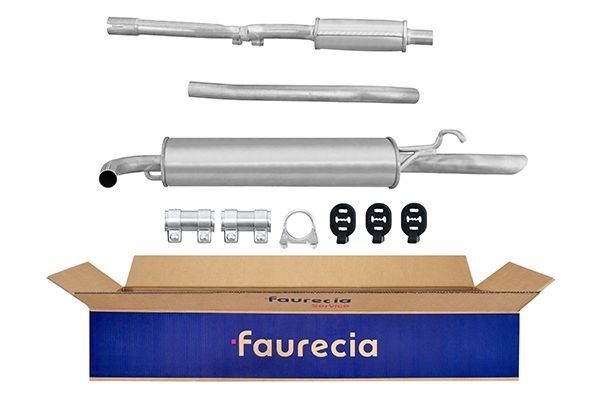 Bakre ljuddämpare HELLA 8LD 366 029-171 HELLA 8LD 366 029-171: Slutdämpare Fiat SEICENTO 2002