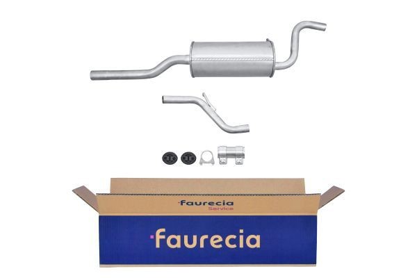 Bakre eksospotte HELLA 8LD 366 031-201 HELLA 8LD 366 031-201: Bakpotte Opel AGILA 2000